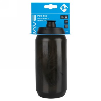 Trinkflasche M-Wave PBO 550, Kunststoff, 550 ml, schwarz/schwarz/schwarz transparent, auf Karte - 4