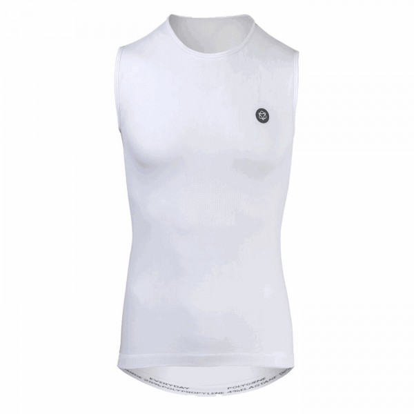 Maglia intima everyday base unisex bianco - smanicata taglia xs - 1 - Maglie - 8717565571617