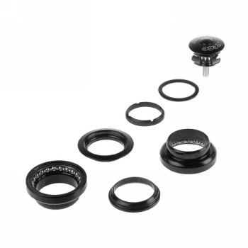 Serie sterzo 1/8" a-head set neco nero in acciaio su sfere - 2 - Serie sterzo e tappi - 4015493390534