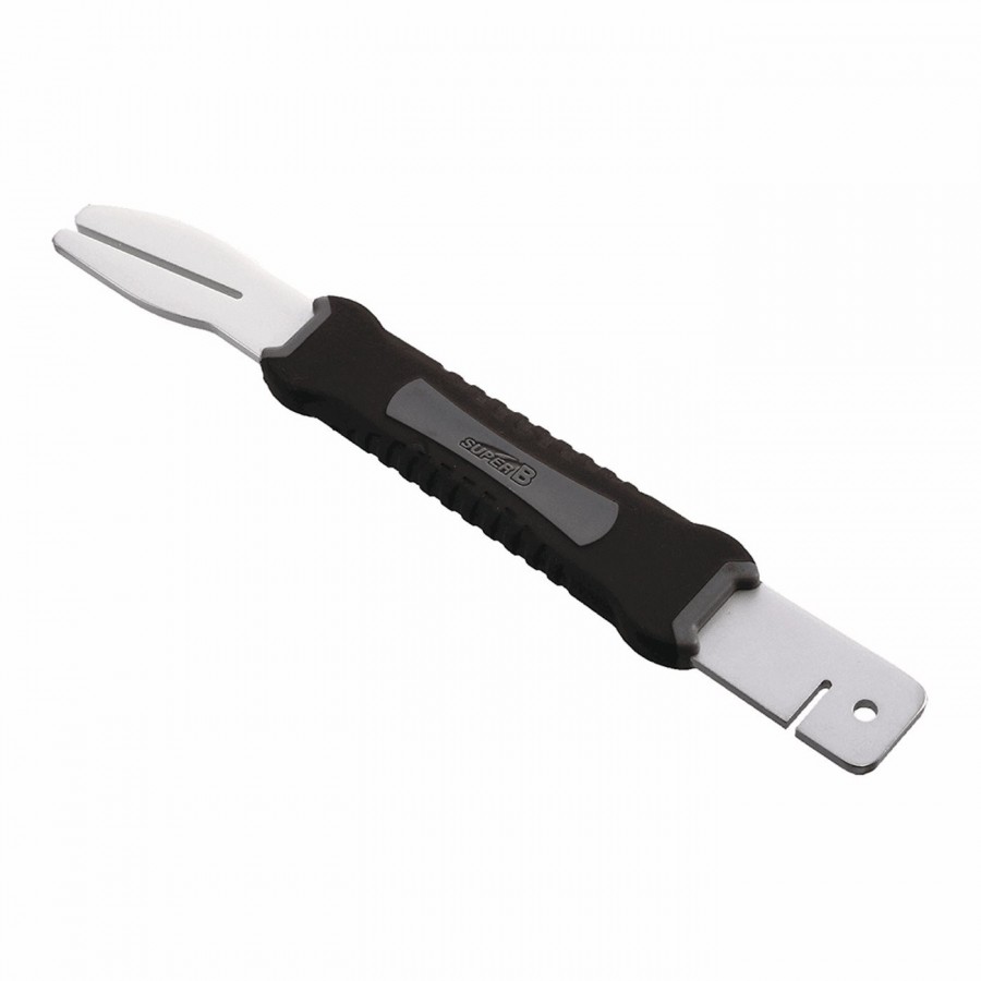 Black/silver disc centering wrench - 1