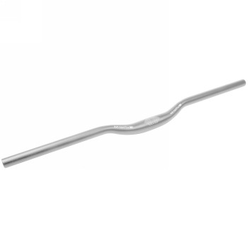 Mtb handlebar a-rise 700, m-wave, aluminium, silver anodised, 700 mm, for clamping 31.8 mm, 10° bent, height: 30 mm, on card - 1