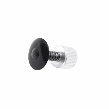 Steering tie rod cap diameter: 31.8mm in black aluminum - blister - 1