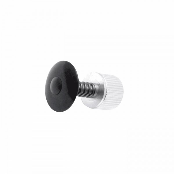 Capuchon de biellette de direction diamètre : 31,8 mm en aluminium noir - blister - 1