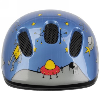 casque enfant kid-s, design : space, avec matériau réfléchissant, taille s 52 - 57 cm, box - 2