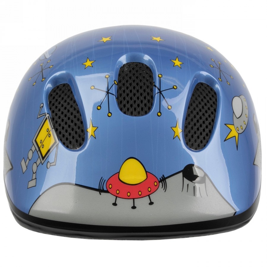 Casco per bambini kid-s, design: spazio, con materiale riflettente, taglia s 52 - 57 cm, scatola - 2 - Caschi - 0698238409346