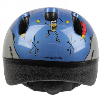 Casco infantil kid-s, diseño: space, con material reflectante, talla s 52 - 57 cm, caja - 4