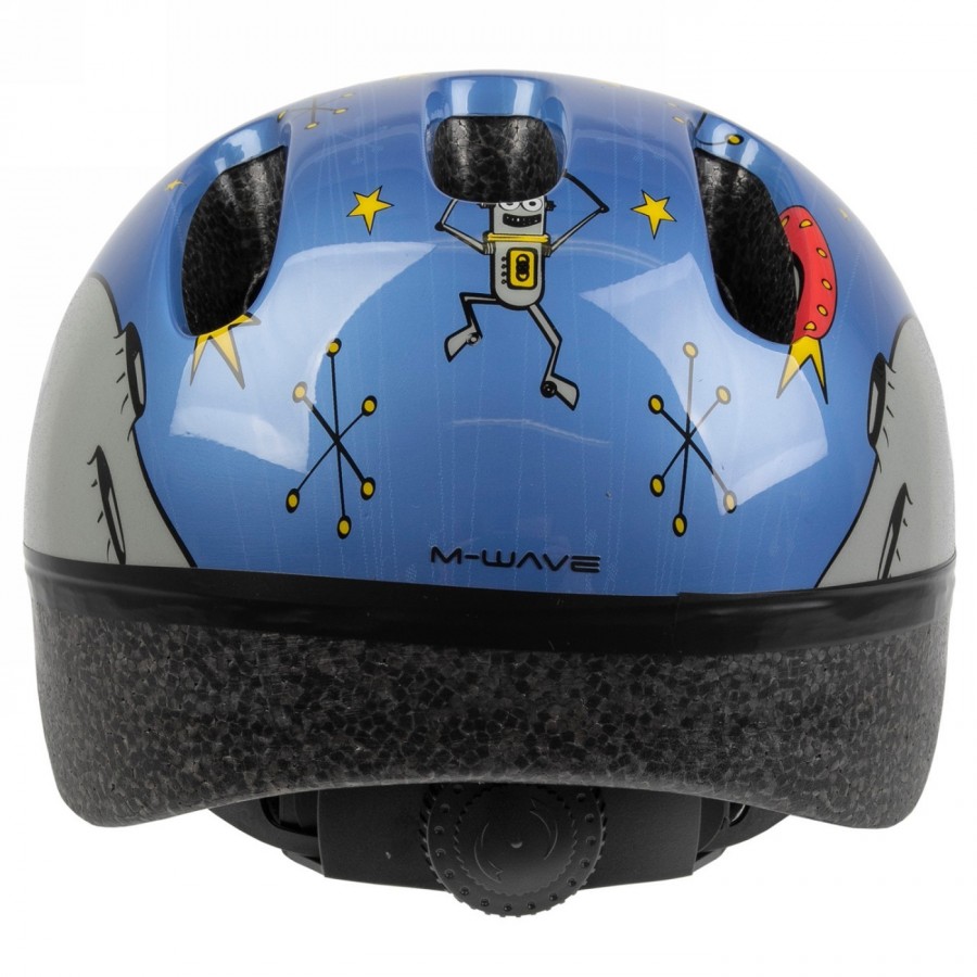 Casco infantil kid-s, diseño: space, con material reflectante, talla s 52 - 57 cm, caja - 4