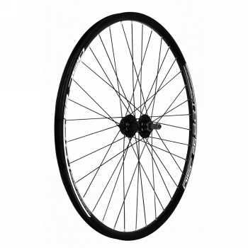 Roue vtt arriere 27.5" - disque 6 trous - filetage 7/8v sur billes - 1