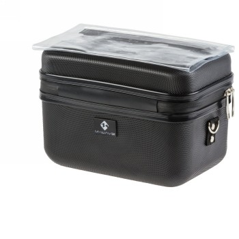 Hard-shell handlebar bag, m-wave 'utrecht hc', black - 2