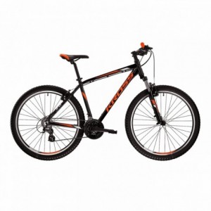 Mtb hexagon 2.0 uomo 27,5" nero/arancio/grigio 7v taglia l - 1 - Mountain bike - 5902262039550