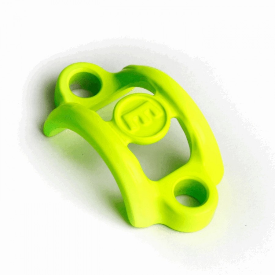 Neon yellow aluminum lever clamping collar without screws - 1