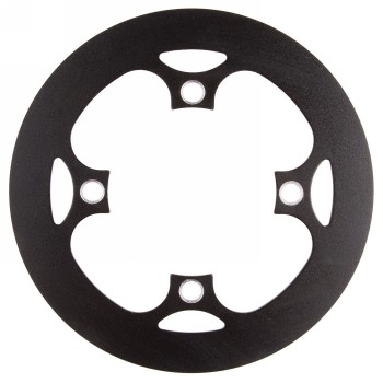 Chain guard pd-g-104-sl, aluminium, for hole circle 104mm, for 46 teeth, black anodised, with euro hole card - 1