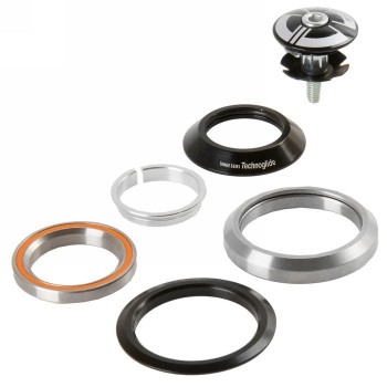 Steering series from 1.1/8' to 1.5', aluminum, black, ek - 2