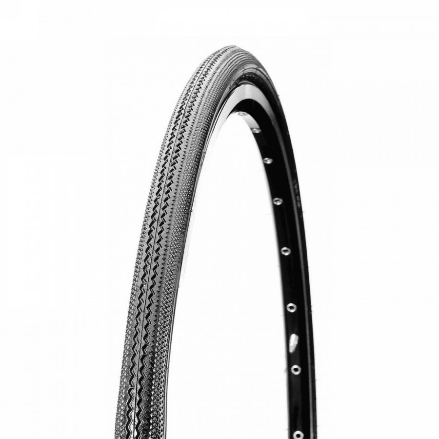 Neumático rígido 700x25 (25-622) negro c80e - 1