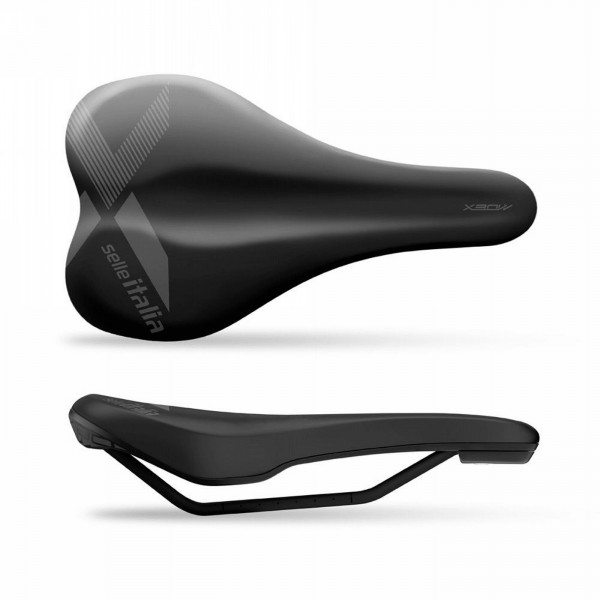 Saddle x-bow tm 155x255mm (l1) black - weight: 320gr - 1