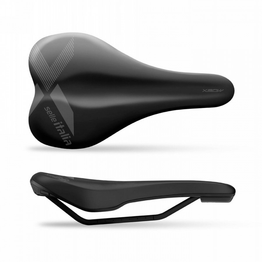 Saddle x-bow tm 155x255mm (l1) black - weight: 320gr - 1