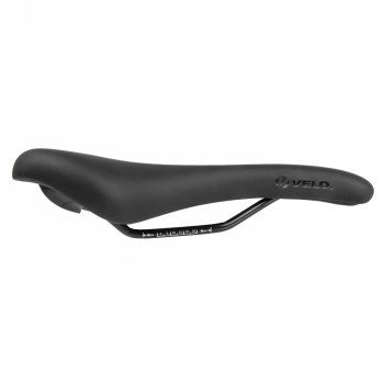 Sattel velo, speedflex basic, 277 x 157 mm, schwarz, schwarzes stahlgestell mit skala, mv - 2