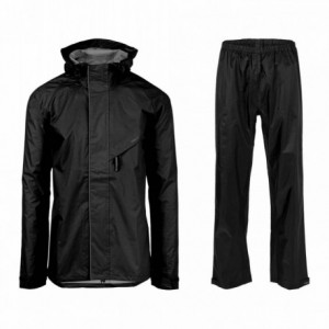 Rain commuter easy traje negro - chaqueta + pantalón talla 2xl - 1