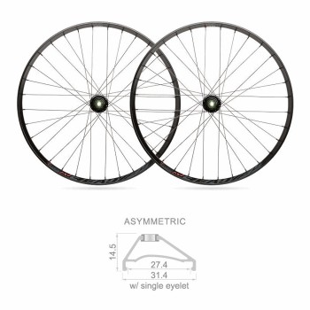 Pair of mtb wheels ready tubeless 27mm x 29 shimano 10/11s - 1