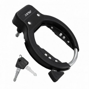 Arched padlock - attachment to the frame with black screws - 1