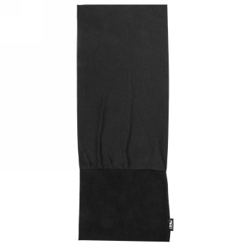 Neck scarf/foulard, black, with fleece insert, on M-wave paper. - 1