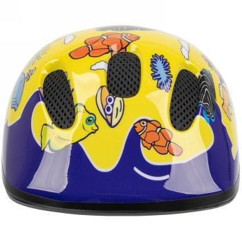 Kids helmet kid-s, design: sea land yellow, size s 52 - 57 cm, box - 2