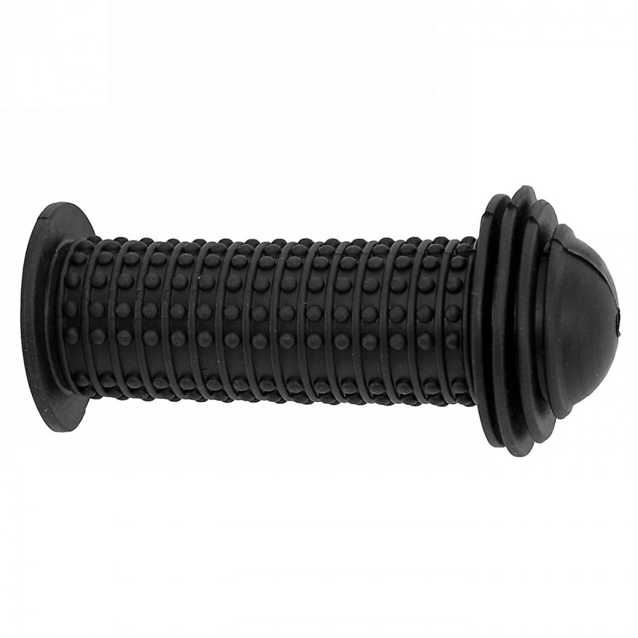 Pair of children's grips, black, 96 mm, internal diameter 22.2 mm, with impact protection, complies with limits for pak, mv - 1