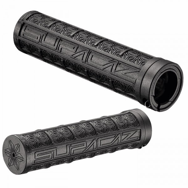 Manopole grizips 32mm in gomma antiscivolo dual density nero - 1 - Manopole - 0633090197055