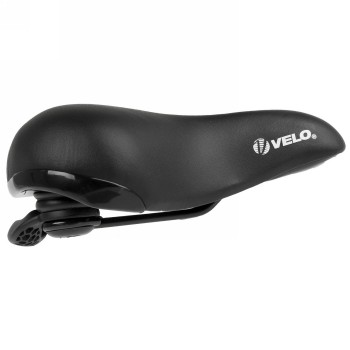 selle velo, avec suspension élastomère, d2, noir, 258 x 217 mm, avec poignée, sur carte - 2