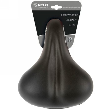 Sella velo, con sospensione in elastomero, d2, nera, 258 x 217 mm, con maniglia, su scheda - 4 - Selle - 0887539000806