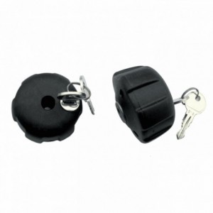 Kit of 2 anti-theft knobs with key - 1