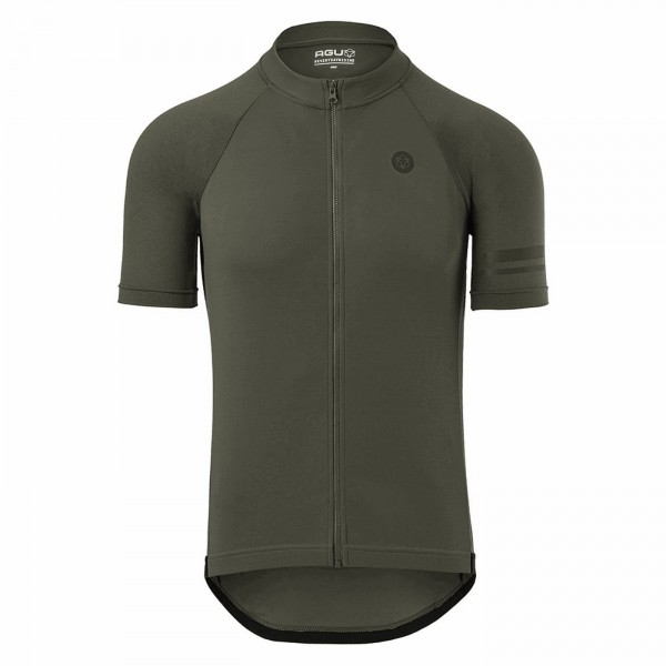 Core essential herren-trikot in armeegrün – kurze ärmel, größe m - 1