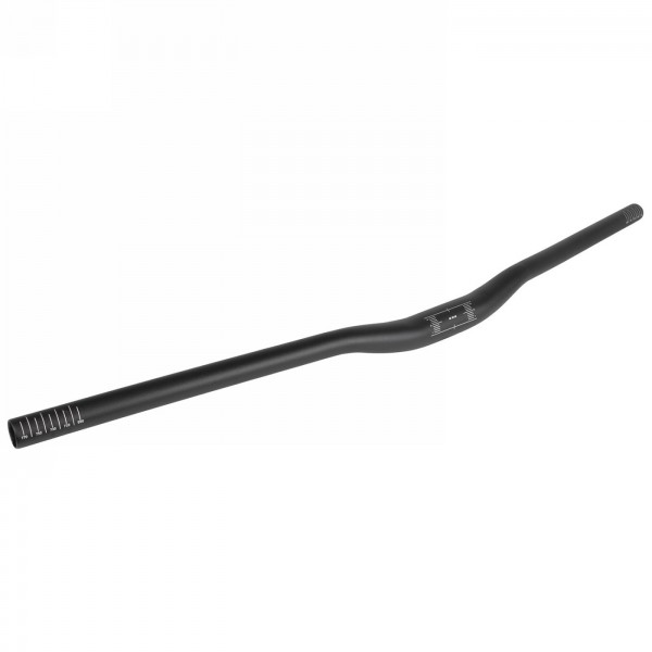 Guidon VTT m-wave hb-m3.2, alu, noir mat, 780 mm, serrage 31.8 mm, 9°, rise 20 mm, upsweep 3°, sur carte - 1