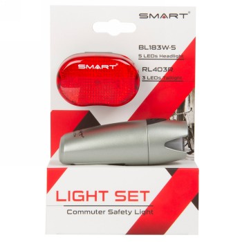 Smart lamp set, led-battery lamp 'polaris' (220912) + led-flashlight red (221500), without dts. test number, smart packaging - 4