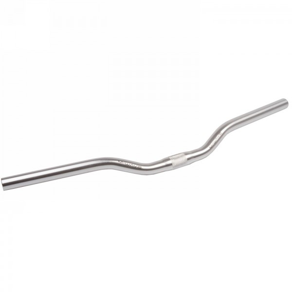 Handlebar m-wave touring 600, aluminium, clamping 25.4 mm, width 600 mm, rise 30 mm, backsweep 15°, silver, mv - 1