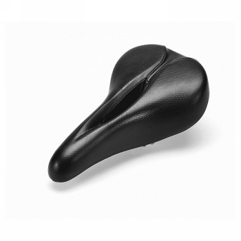 Selle de mtb en polyuréthane avec trou noir - 1