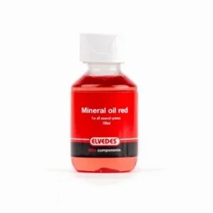 Lata elvedes aceite mineral para frenos rojo 100 ml - 1