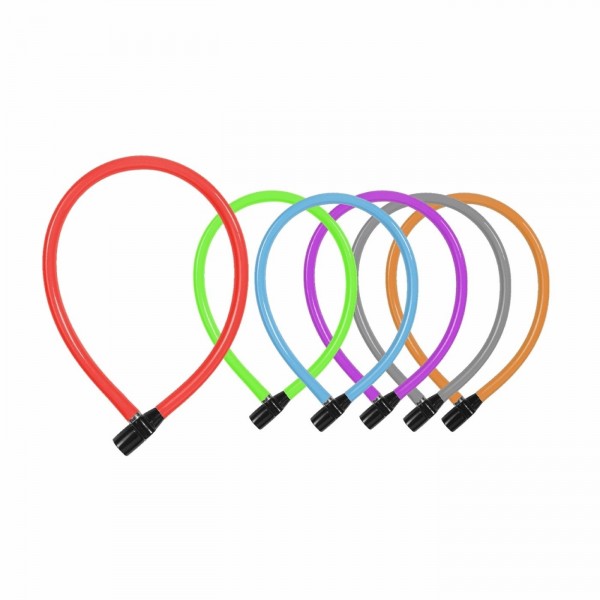 Candado de cable 6mm x 550mm 3406k/55 colores surtidos - 1