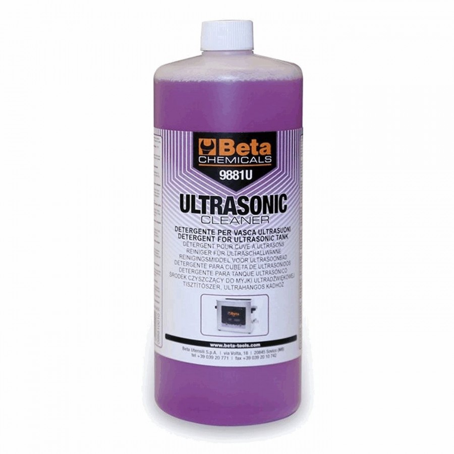 Detergente industriale alcalino per vasca ultrasuoni 1 litro - 1 - Pulizia bici - 8054809165547