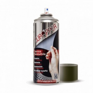 Removable paint can wrapper gray green 400 ml - 1