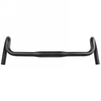 guidon gravelbike zoom, alu, noir mat, 400 mm, serrage 31.8 mm, reach 83 mm, drop 107 mm, sweep 25°, sur carte - 3