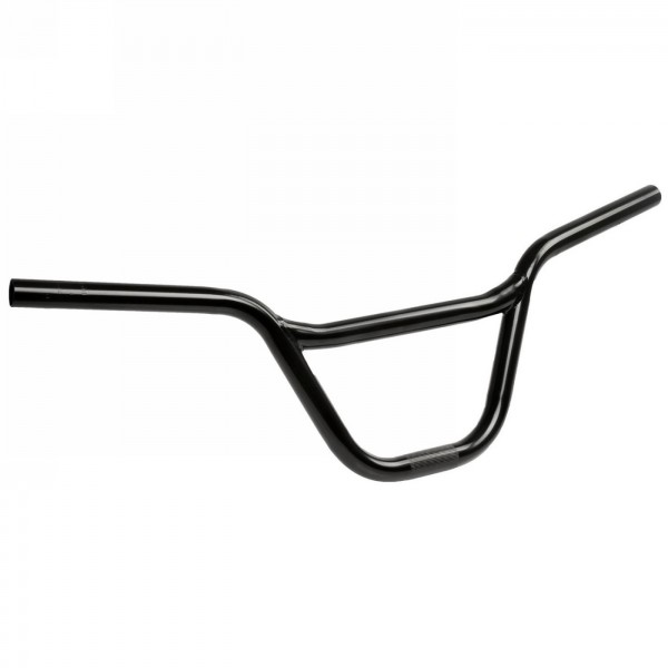 Bmx handlebar, steel, black, 650 mm (cross bar 250 mm), 22.2 mm, mv, en tested (en 14766) - 1