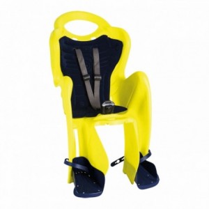 Mr fox rücksitzbefestigung am gelben gepäckträger - 1