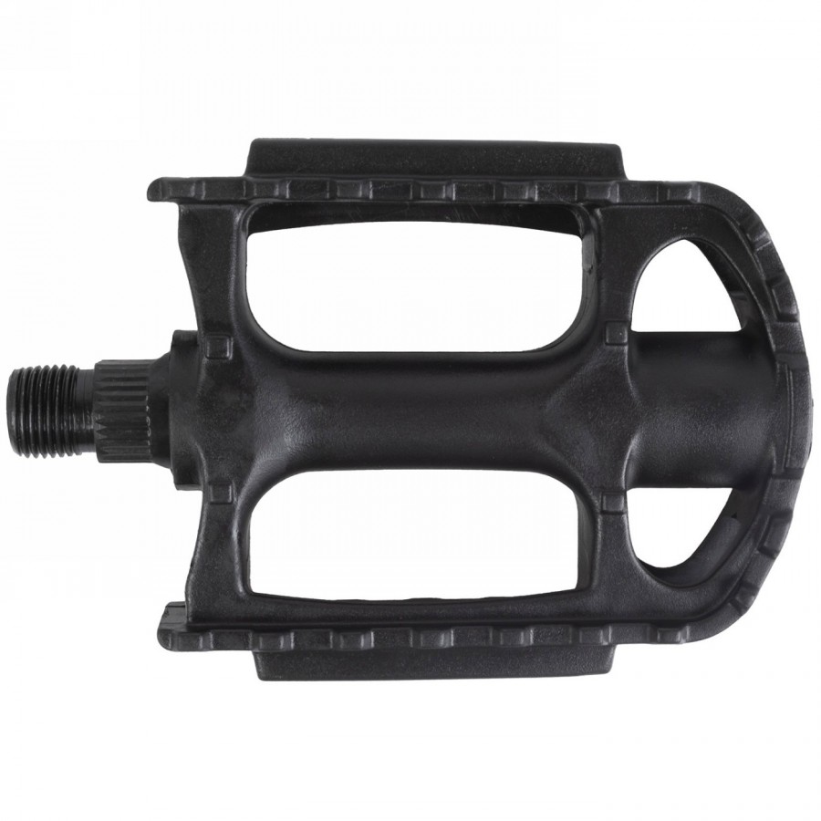 Mtb-pedal steady k3, corpo in plastica, cuscinetto a sfera, con riflettore, senza numero di prova tedesco, nero, superficie di c