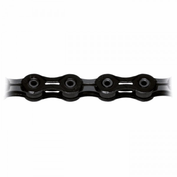 11v x11sl chain, diamond like coating, black - 1