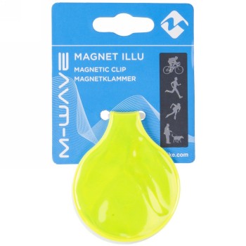 Clip magnetica m-wave, materiale riflettente, su scheda - 5 - Alta visibilità - 0887539004194