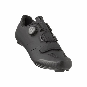 Road r610 unisex-schuhe, schwarz – nylonsohle und obenliegender verschluss, größe 40 - 1