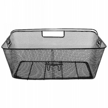 Briefcase and school bag basket, with reinforcement struts, 50x26x20 cm (wxlxh), black - 1