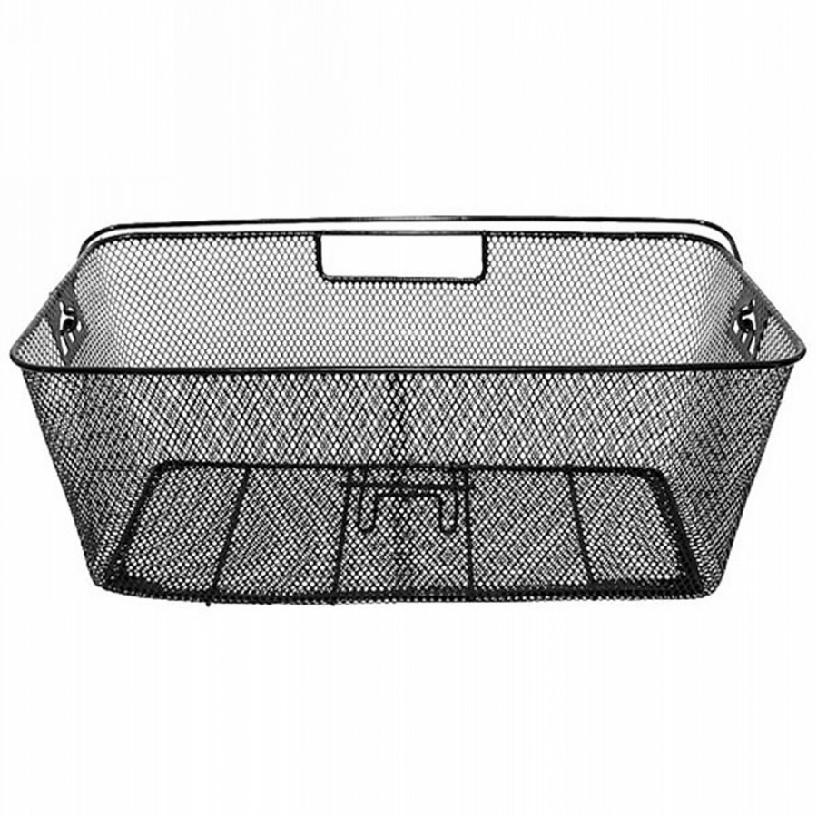 Briefcase and school bag basket, with reinforcement struts, 50x26x20 cm (wxlxh), black - 1