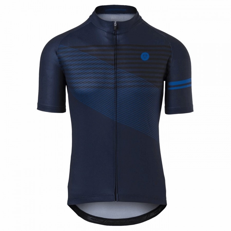 Camisa sport rayas hombre azul profundo - manga corta talla m - 1